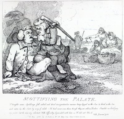 سكتة الحنك من "الجمال الخلابة لبوسويل ، الجزء الأول" ، محفور من قبل توماس رولاندسون ، 1786 (النقش) بواسطة صموئيل كولينجس